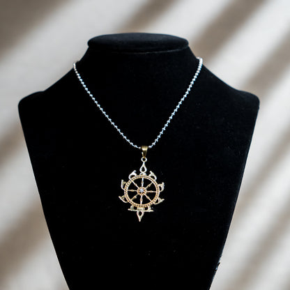 Classic Sudarshan Chakra Pendant - Panchaloha