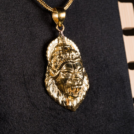 Narasimha Face Pendant - Panchaloha