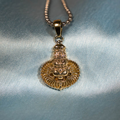 Narasimha Wide Mane Pendant – Panchaloha