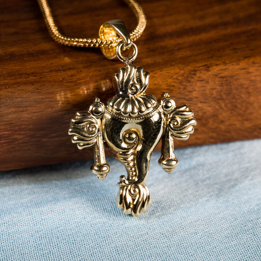 Shankha Pendant – Panchaloha