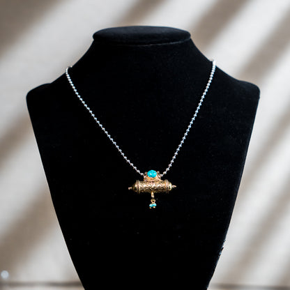 Divya Turquoise Kavacha – Offered to Narasimha – Panchaloha