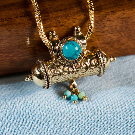 Divya Turquoise Kavacha – Offered to Narasimha – Panchaloha