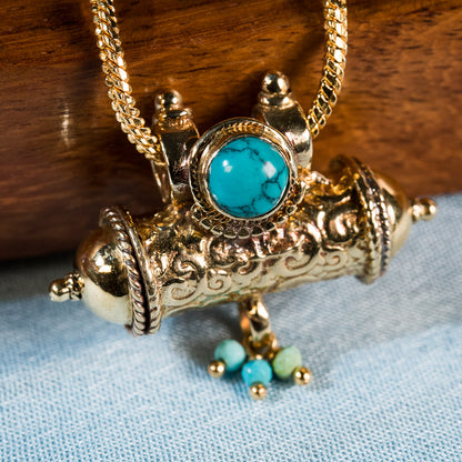 Divya Turquoise Kavacha – Offered to Narasimha – Panchaloha