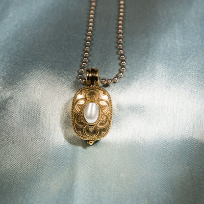 Pearl Locket Kavacha – Offered to Narasimha – Panchaloha