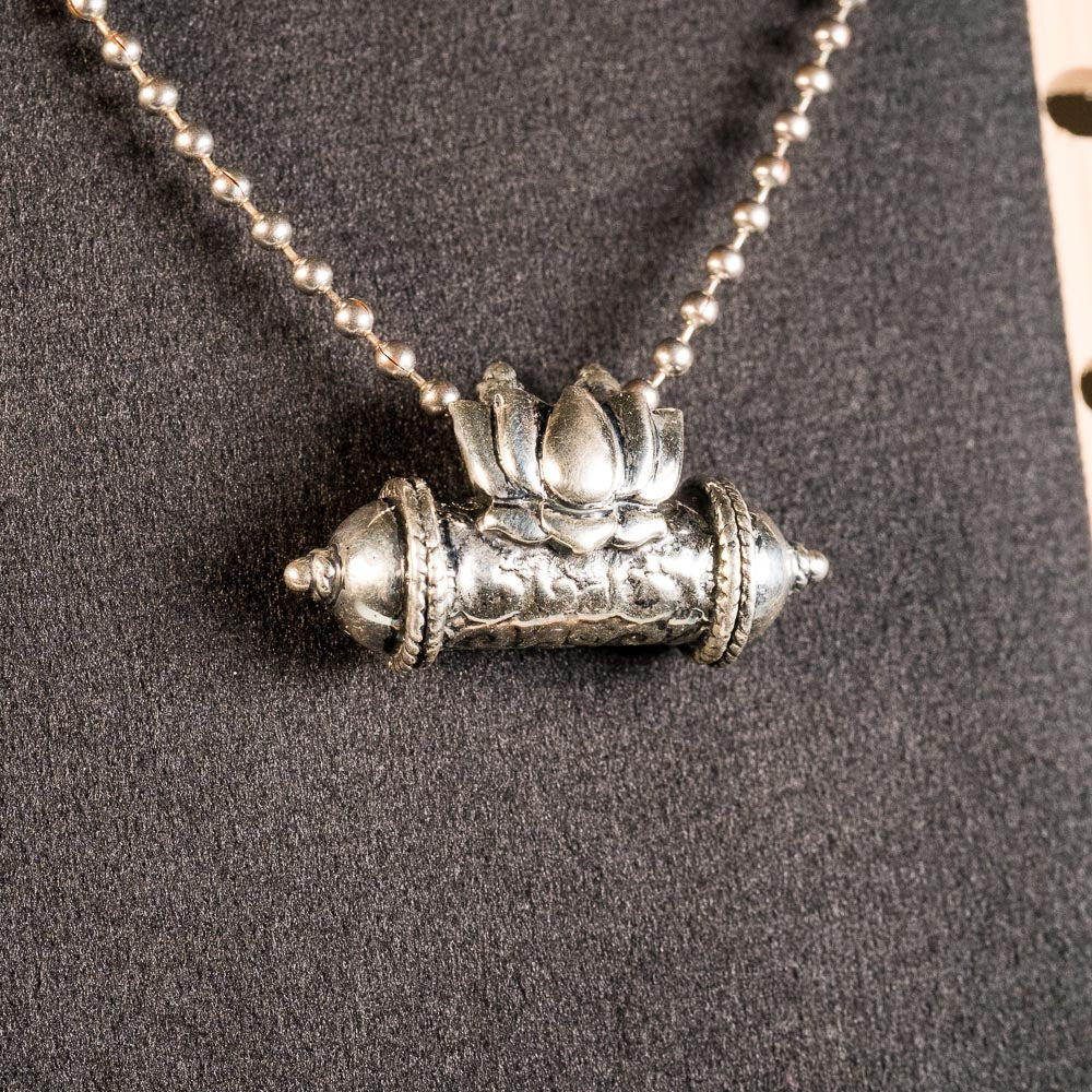 Sterling Silver 92.5 Lotus Kavacha – Offered to Lord Narasimha