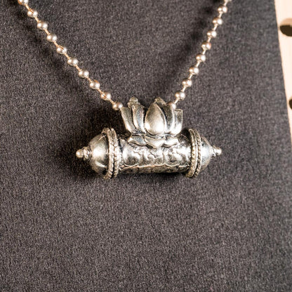 Sterling Silver 92.5 Lotus Kavacha – Offered to Lord Narasimha