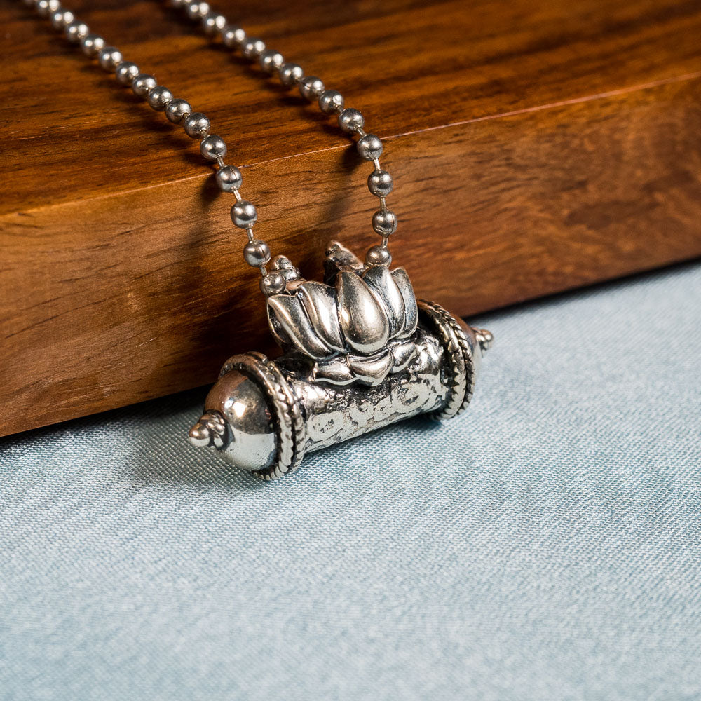 Sterling Silver 92.5 Lotus Kavacha – Offered to Lord Narasimha