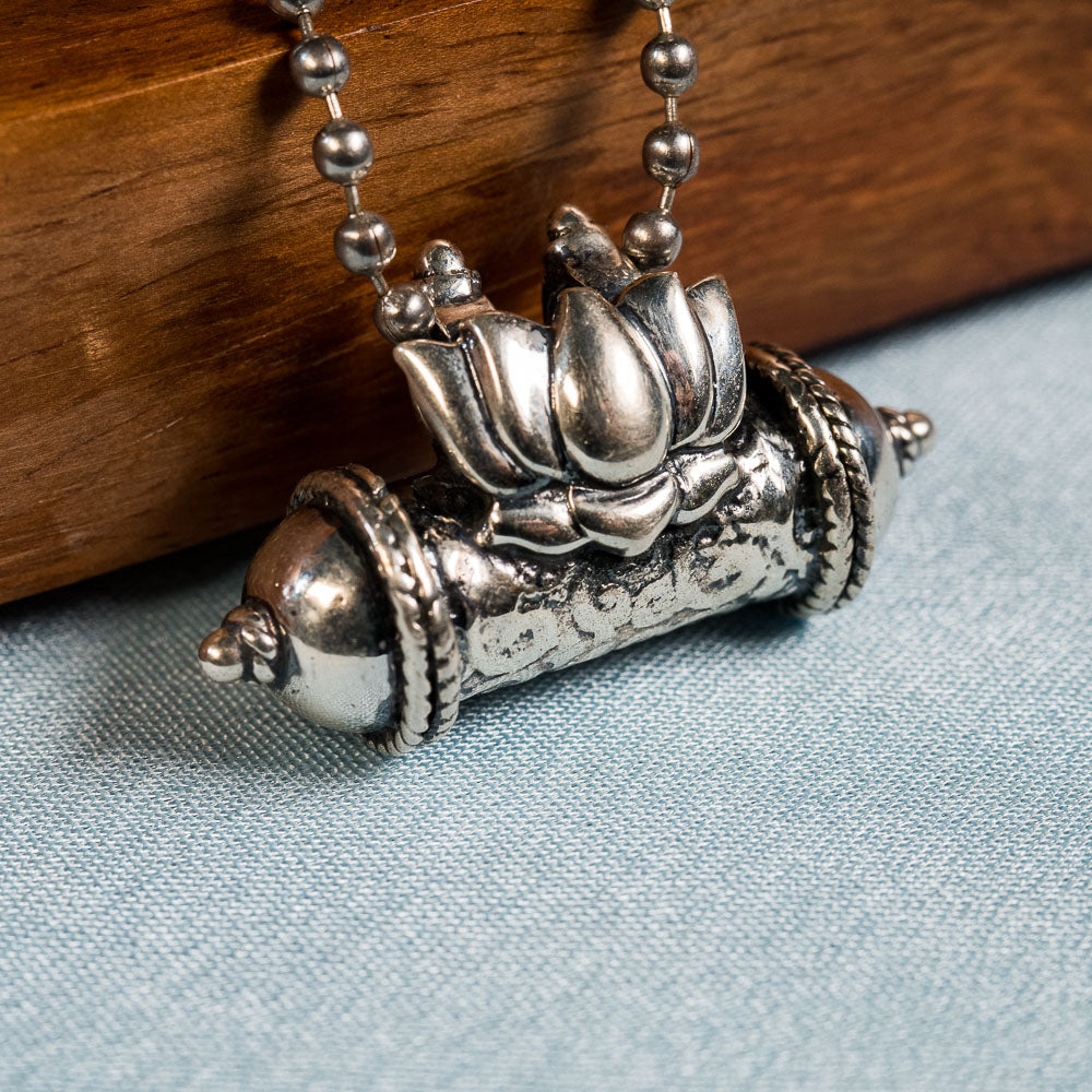 Sterling Silver 92.5 Lotus Kavacha – Offered to Lord Narasimha