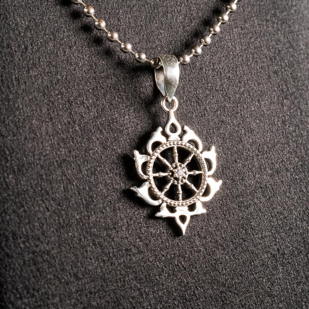 Sterling Silver 92.5 Sudarshan Chakra Pendant