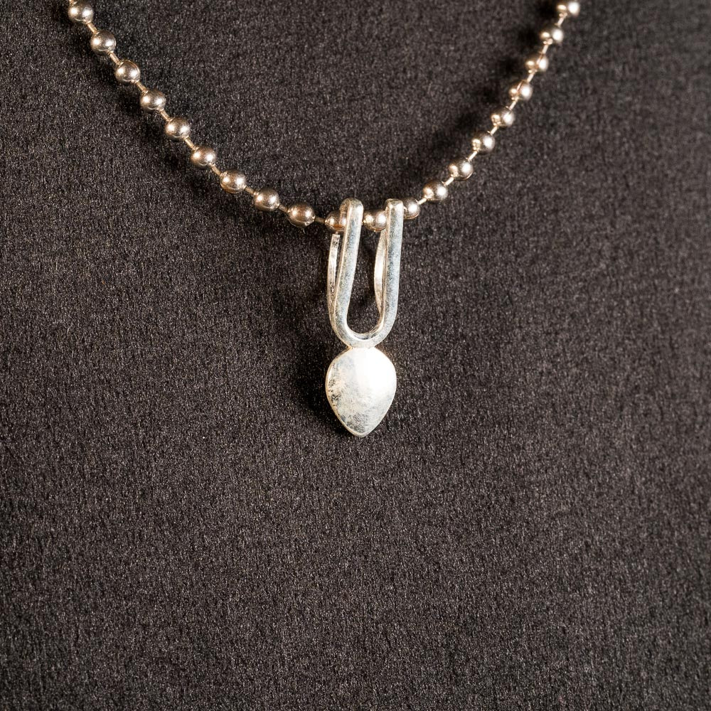 Sterling Silver 92.5 Tulsi Tilak Pendant