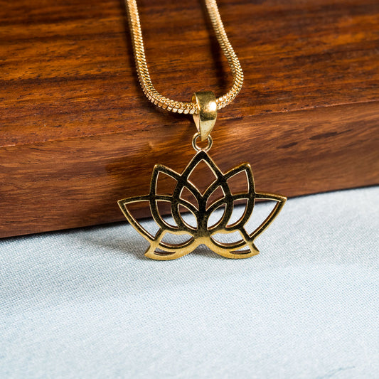 Lotus Pendant - Panchaloha