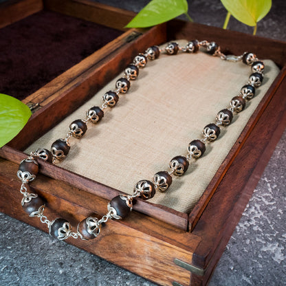 Silver Tulsi Kunti Mala Power Mala #S113