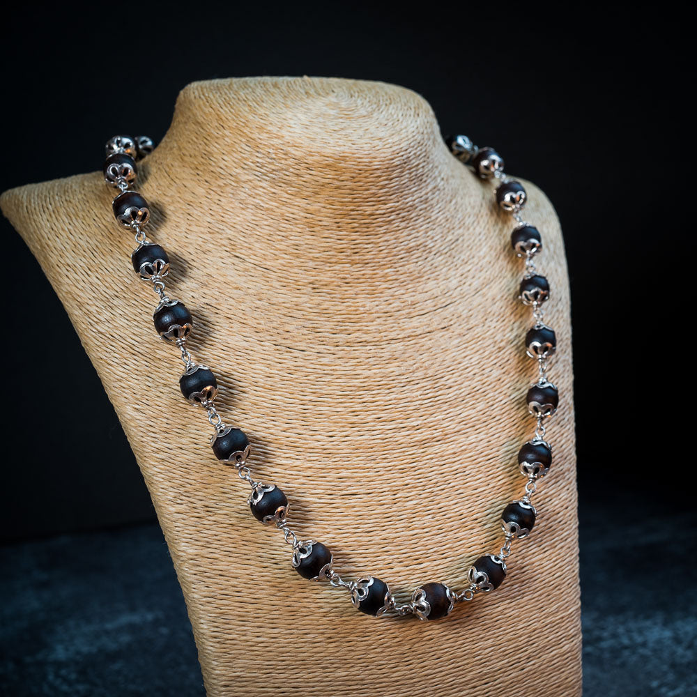 Silver Tulsi Kunti Mala Power Mala #S113