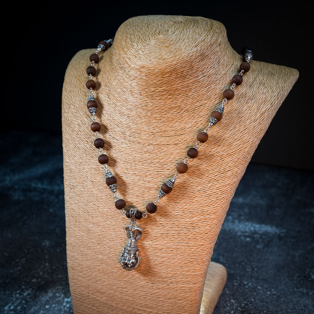 Silver Tulsi Kunti Mala Narasimha #S116