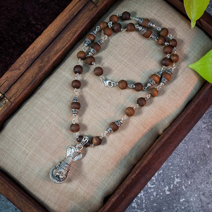 Silver Tulsi Kunti Mala Narasimha #S116