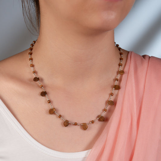Varshana Silver Tulsi Mala - Radhe's Grace