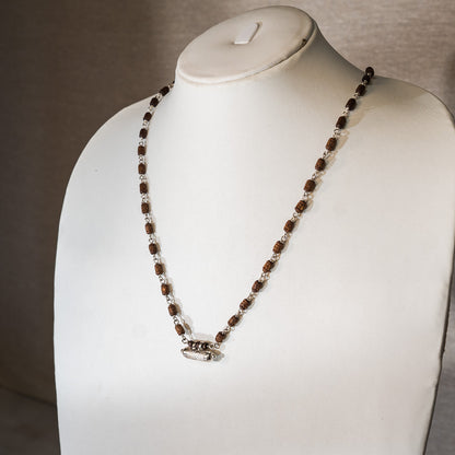 Satya Silver Tulsi Mala - Delicate Radhe beads