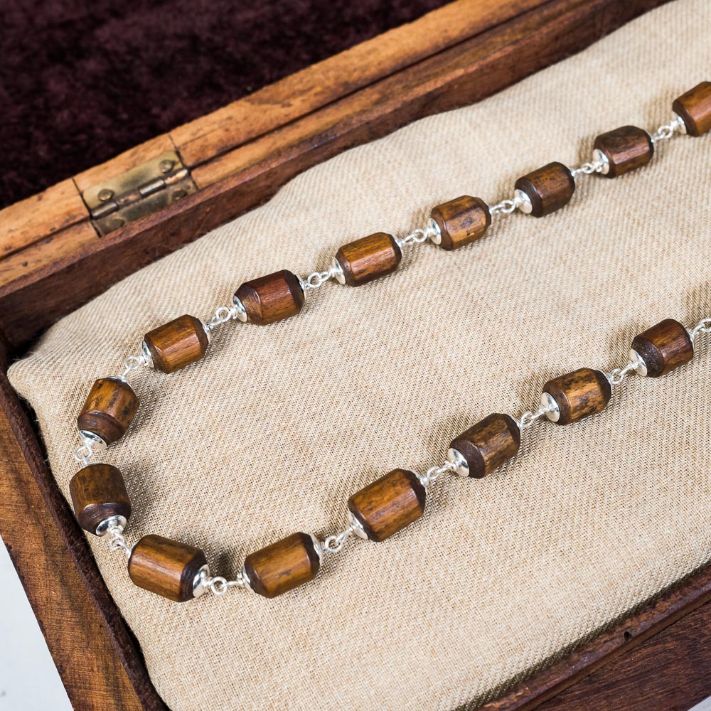 Bala Mala - the Mighty One - Silver Tulsi Mala