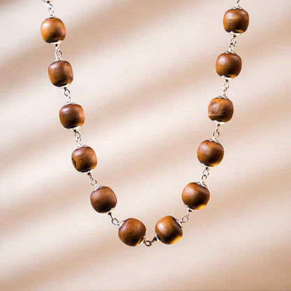 Janardana Silver Tulsi Mala - Guardian of all beings