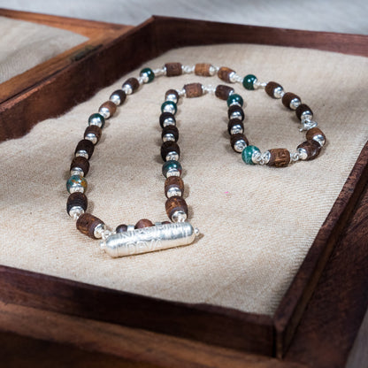 Ananta Silver Tulsi Mala - Infinite Mercy