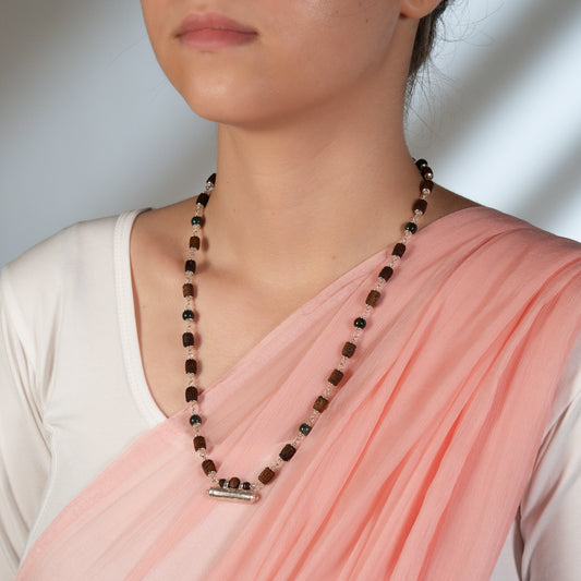 Ananta Silver Tulsi Mala - Infinite Mercy