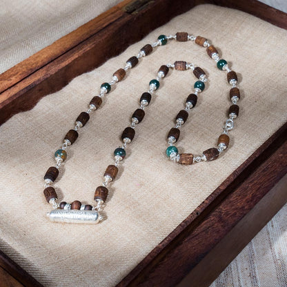 Ananta Silver Tulsi Mala - Infinite Mercy