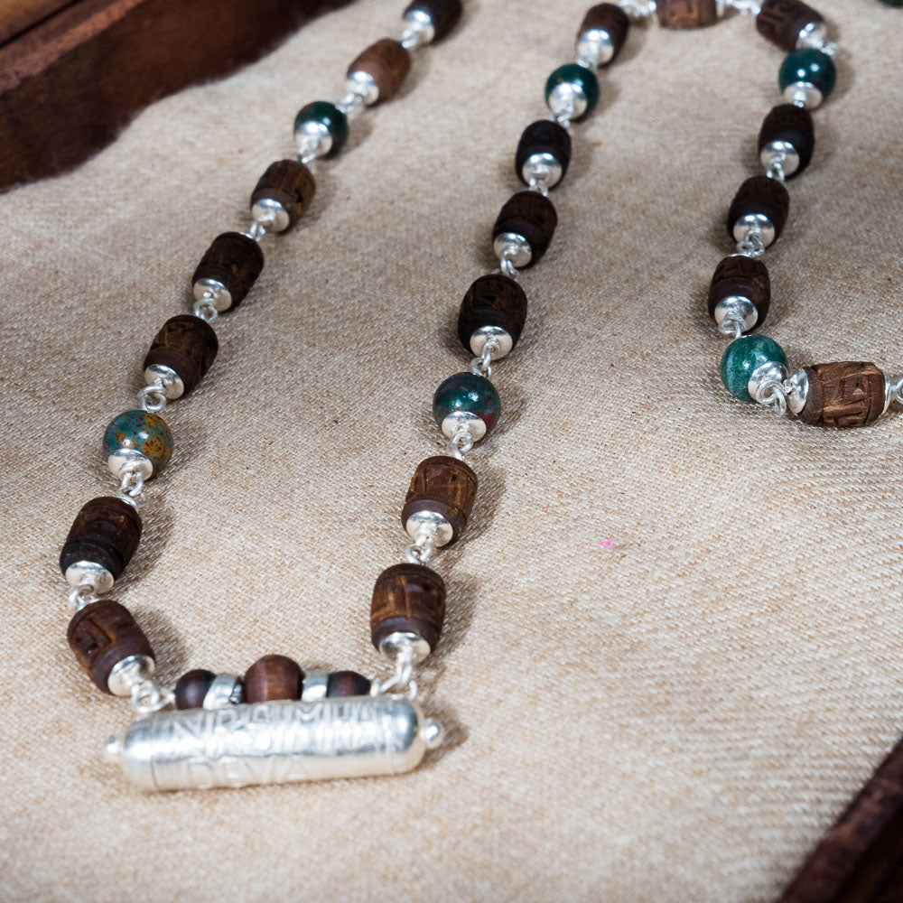 Ananta Silver Tulsi Mala - Infinite Mercy