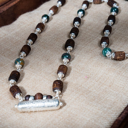 Ananta Silver Tulsi Mala - Infinite Mercy