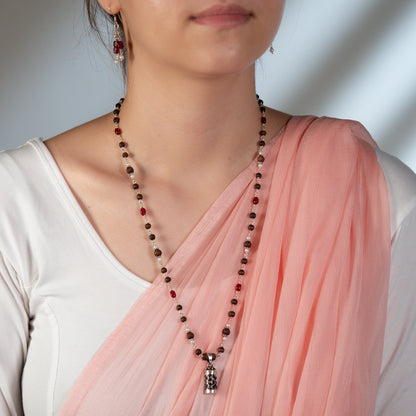 Divya Silver Tulsi Mala - Elegant Devotional Jewellery