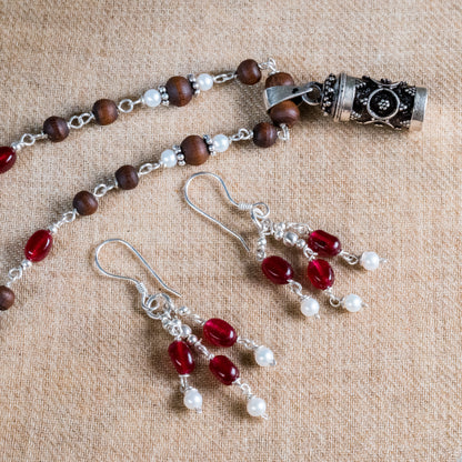 Divya Silver Tulsi Mala - Elegant Devotional Jewellery