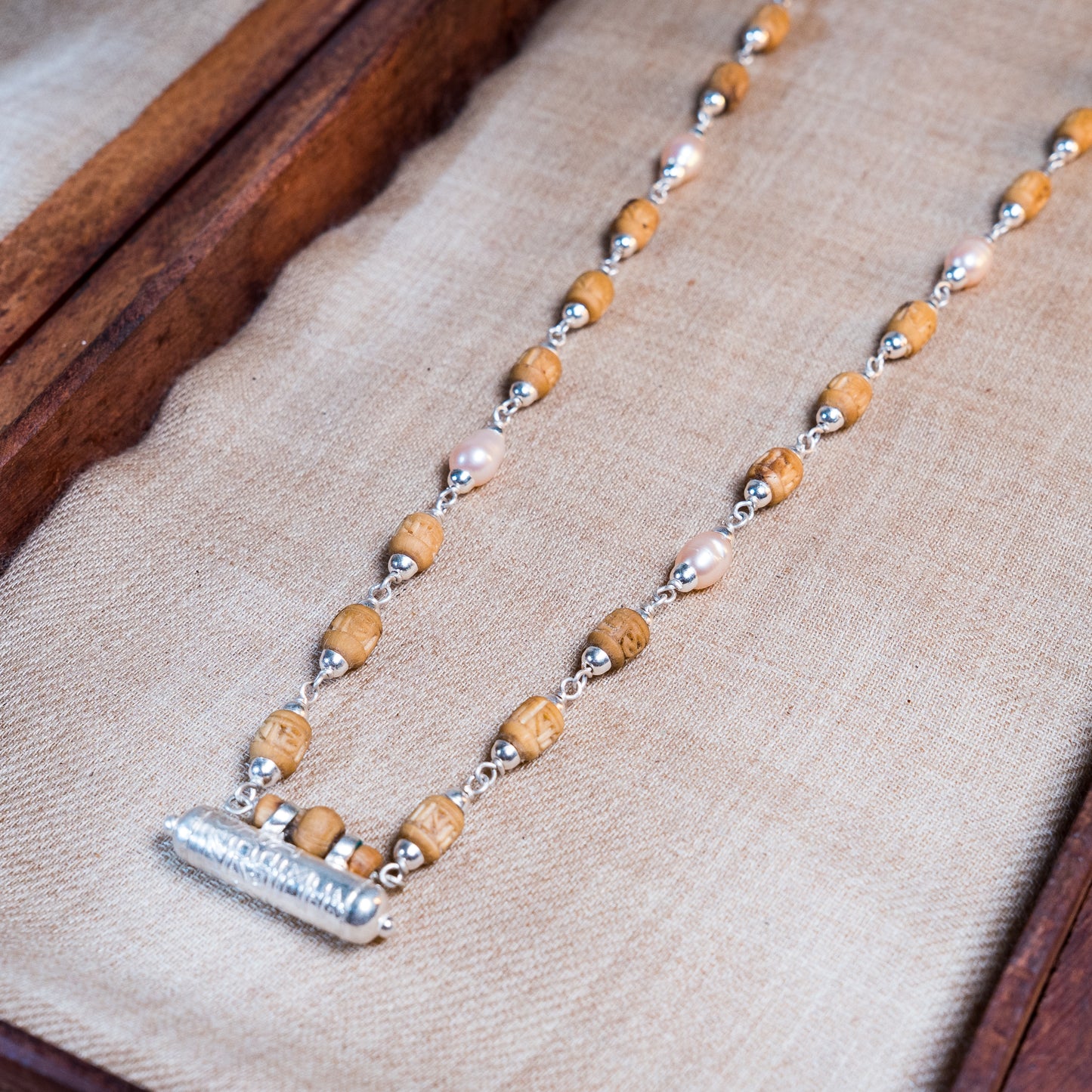 Madhurya Mala - Silver Tulsi Mala - Grace that last