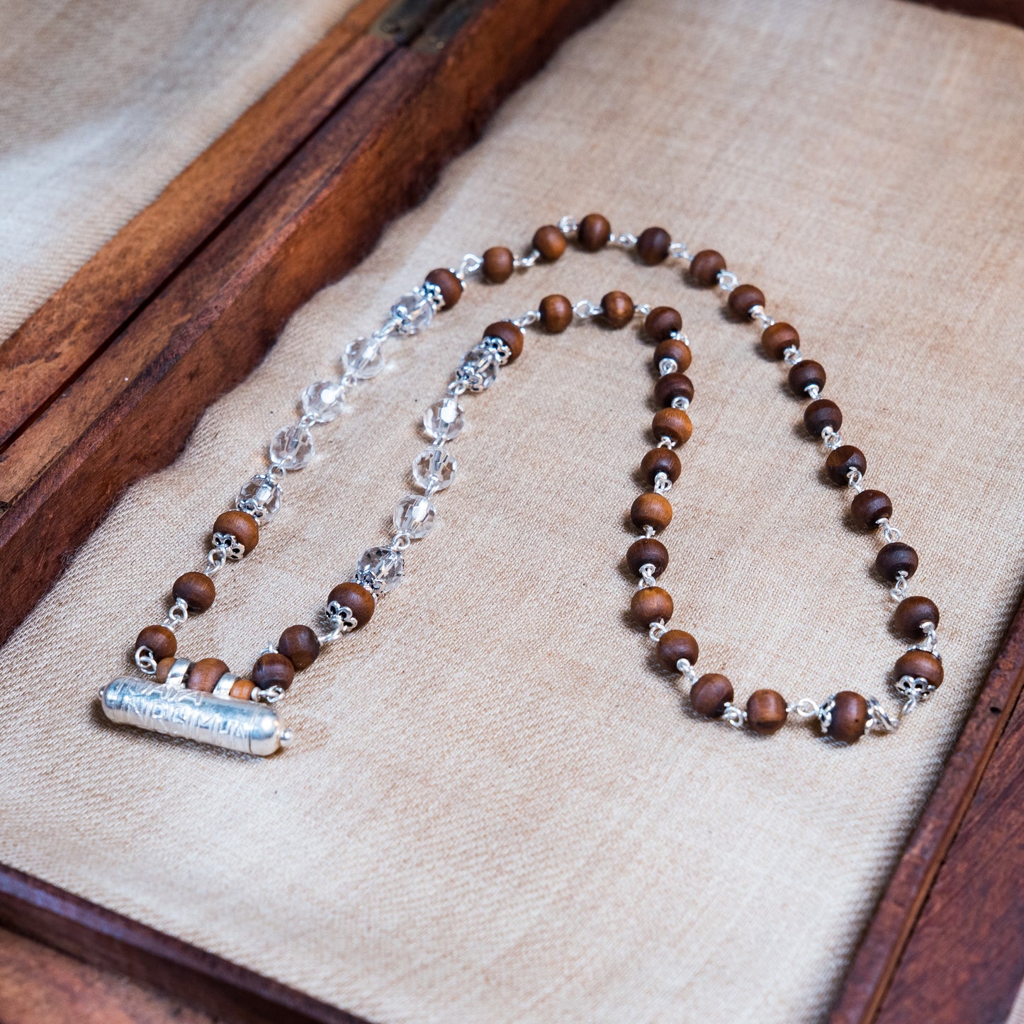 Ahalya Silver Tulsi Mala - Soul's companion