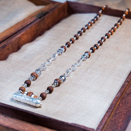 Ahalya Silver Tulsi Mala - Soul's companion