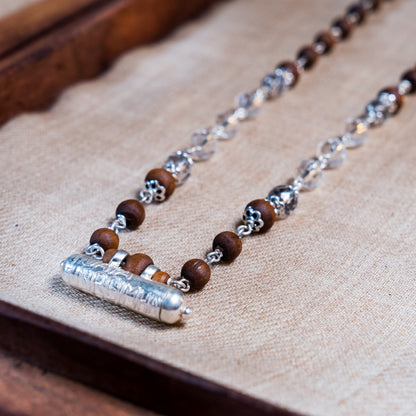 Ahalya Silver Tulsi Mala - Soul's companion