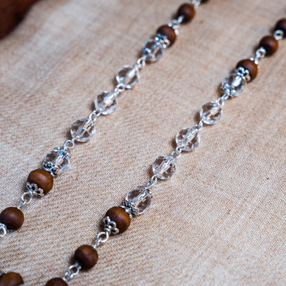 Ahalya Silver Tulsi Mala - Soul's companion