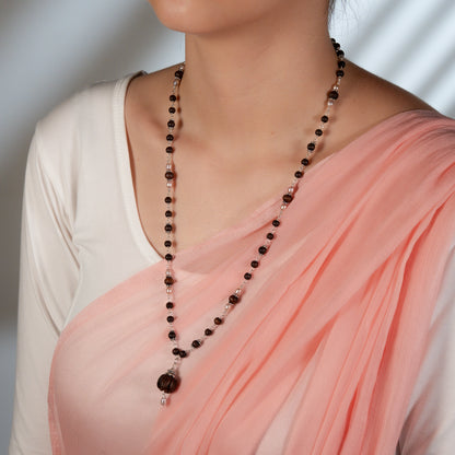 Chandrika Silver Tulsi Mala - A Dance Of Grace