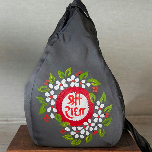 Hand-painted Beadbag - Sri Krishna