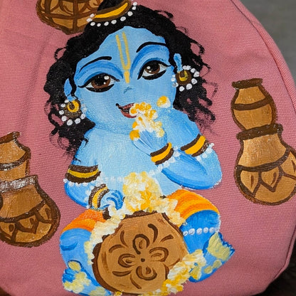 Hand-painted Beadbag - Butterthief
