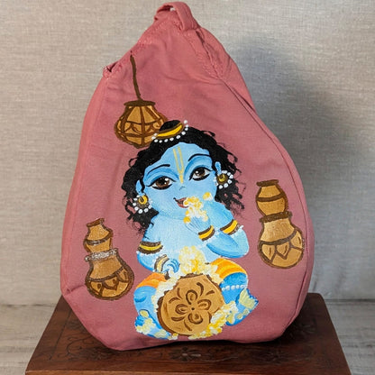 Hand-painted Beadbag - Butterthief