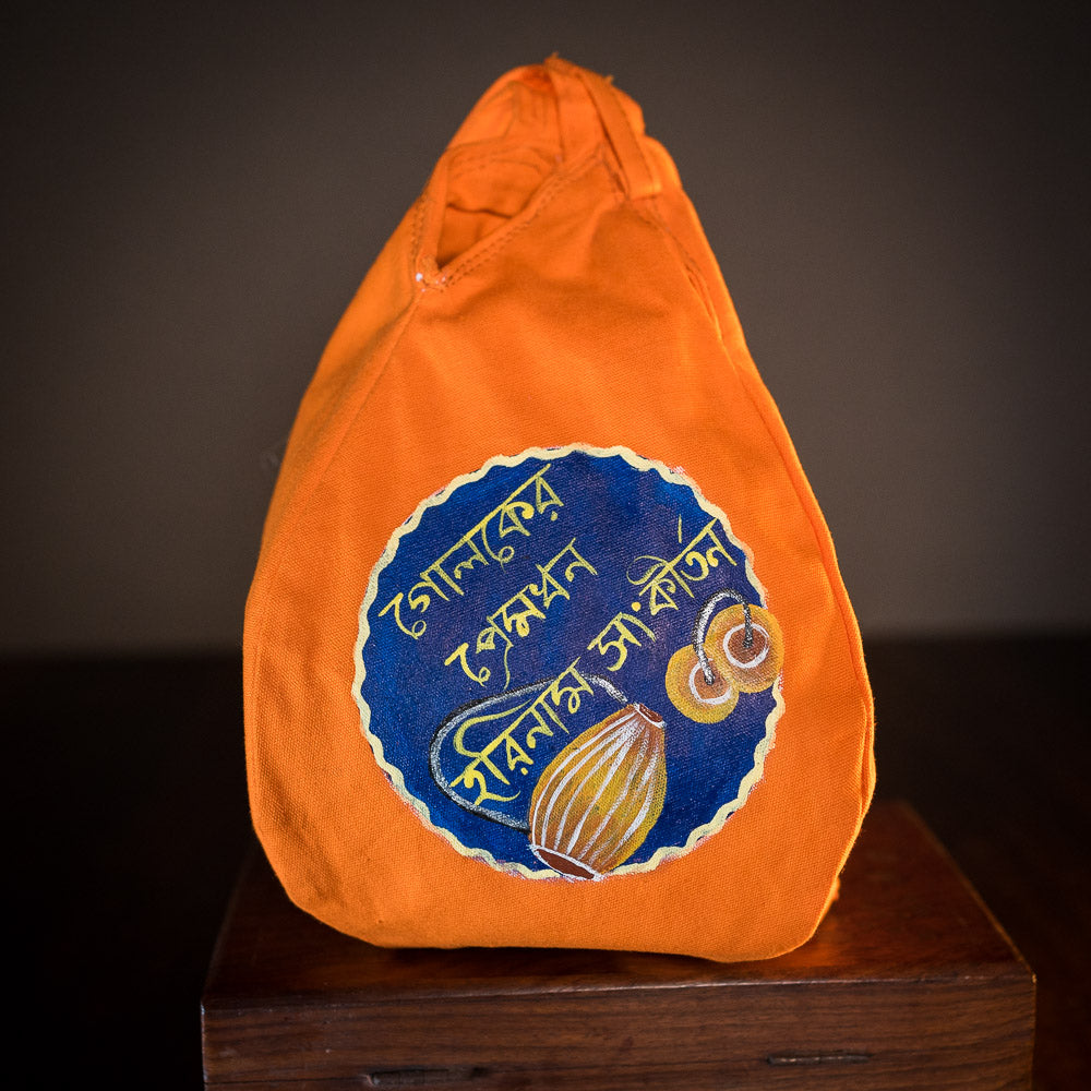 Handpainted Beadbag - Mridanga