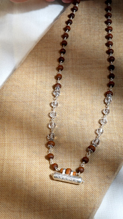 Ahalya Silver Tulsi Mala - Soul's companion