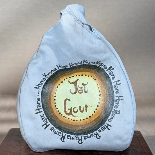 Hand-painted Beadbag - Jai Gaur