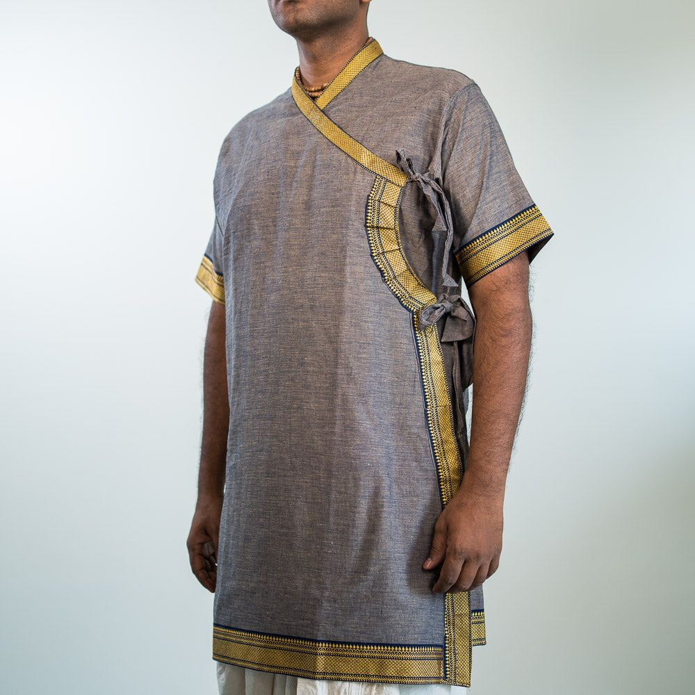 Bagal Bandi Kurta Gold