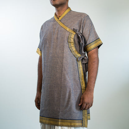 Bagal Bandi Kurta Gold