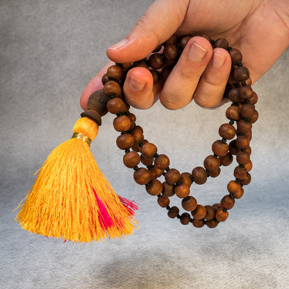 Nityananda Orange Japa Mala #05