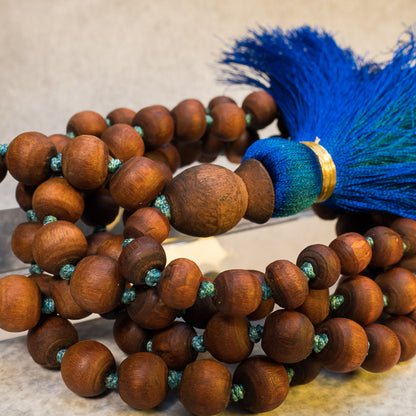 Nityananda Pink Blue Japa Mala #06