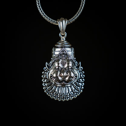 Shanta Mukha Narasimha 92.5 Silver Pendant