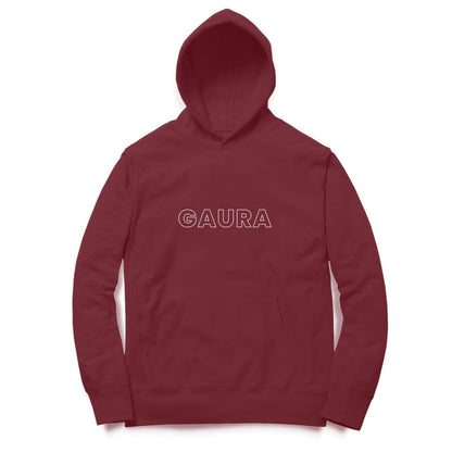 GAURA Hoodie - Outlined - I Love Mayapur