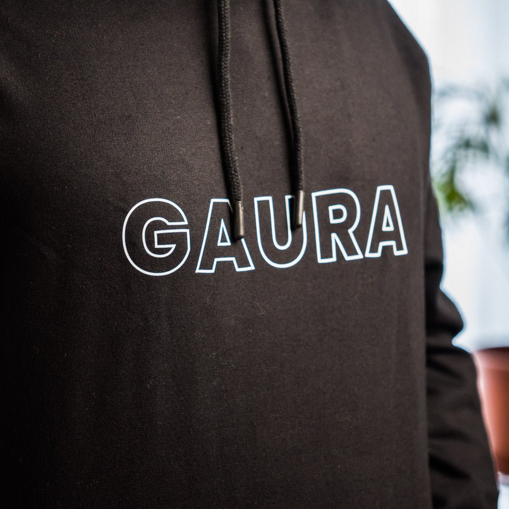 GAURA Hoodie - Outlined - I Love Mayapur