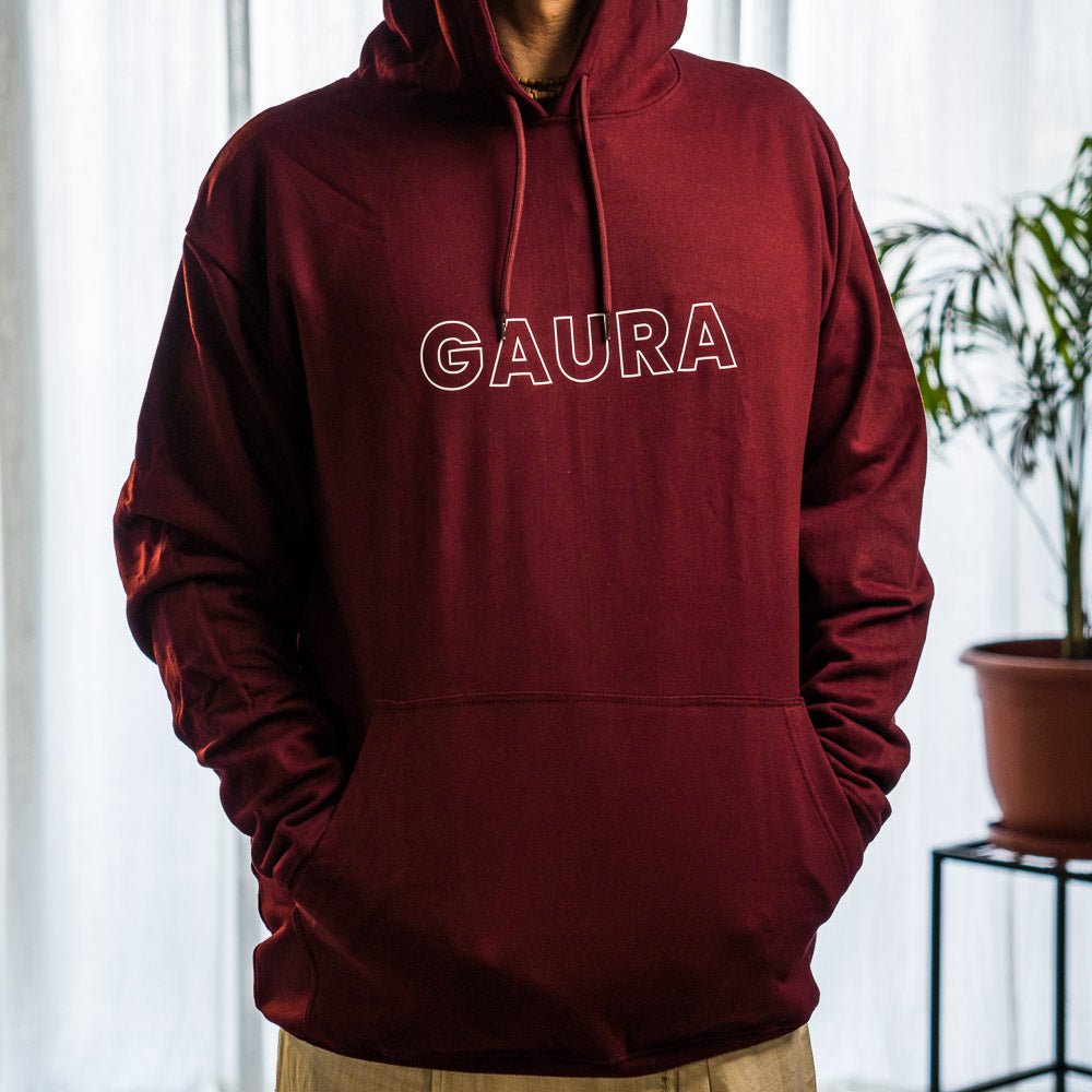 Gaura Nitai Hoodie Oulined - I Love Mayapur